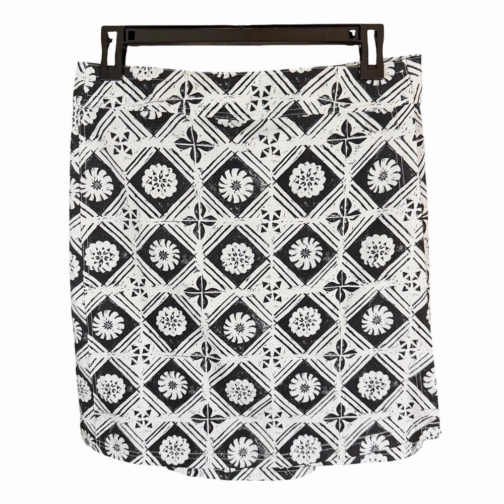 Ripskirt Hawaii Fijian Tapa White Length 2 Wrap Skirt Adjustable Pocket S H29